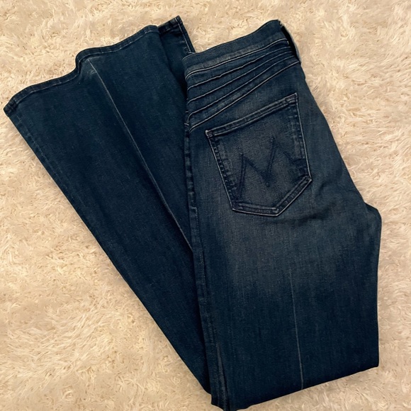 MOTHER Blue Flare & Wide Leg Jeans - Picture 1 of 10